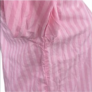 Victoria’s Secret Iconic Pink Striped Button Down Sleep Shirt thumbnail 7