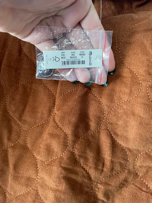 Madewell NWT Corduroy Quilted Mini Skirt thumbnail 3