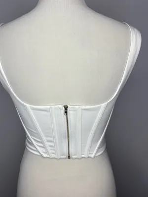 White Corset Top thumbnail 5