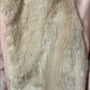 Zara pink wool peacoat faux fur blogger fave Small thumbnail 13
