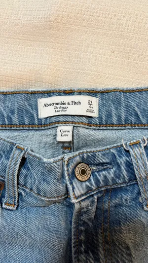 Abercrombie Curve Love Low Rise Baggy Jean thumbnail 6