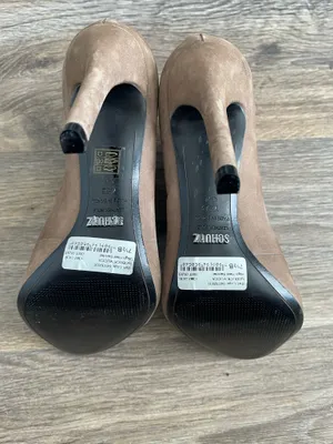 Schultz brown leather booties thumbnail 7