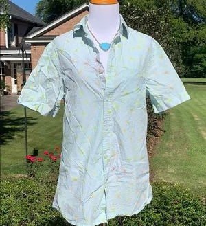 Men’s Perry Ellis Slim Fit Button Down S thumbnail 1