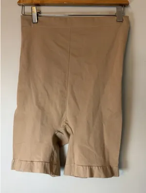 Isabel Ingrid Maternity Sz L Taupe Shapewear Shorts Overbelly Support NEW thumbnail 1