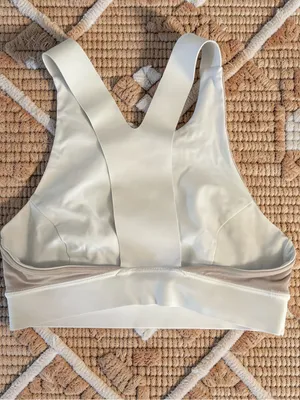 Lululemon Fast Free Bra In Nulux White thumbnail 12