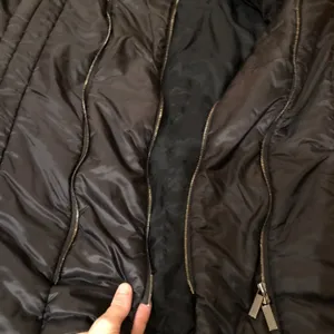 Vince Black High Neck Puffer Coat thumbnail 6