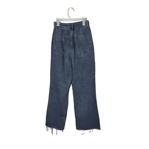 We The Free High Rise‎ Wide Leg Black Jean Size 27 thumbnail 4