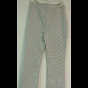 Free People striped pants blue & white sz M thumbnail 2