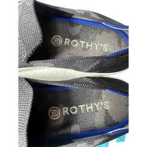 ROTHY'S Size 9 Women’s The Original Slip On Sneaker Dark GRAY CAMO GUC‎ #S88-8 thumbnail 4