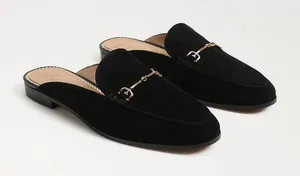 Sam Edelman Linnie Bit Mules Black Suede  thumbnail 1