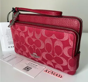 Coach Large Double Zip Wristlet thumbnail 1