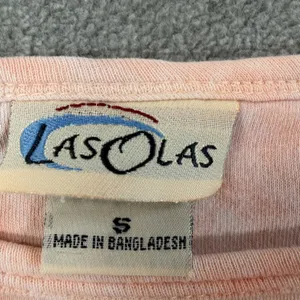 Auburn Tigers VTG LasOlas Women's S Peach Tie Dye 3/4 Sleeve T-Shirt Studded thumbnail 6