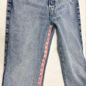 Zara Women's Light Blue Straight Leg‎ Jeans Size 10 thumbnail 9