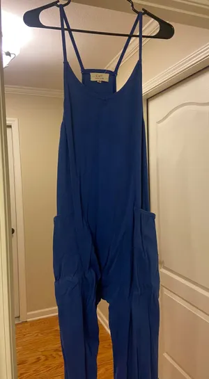 Navy Onesie Blue Size M thumbnail 1