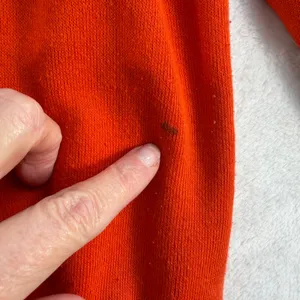 Vintage MCM M Medium Sweatshirt Owl Applique Raglan Pullover Orange Boho Kitschy thumbnail 5