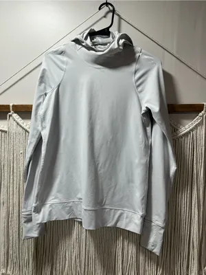 lululemon athletica Light Gray Hooded Pullover thumbnail 6