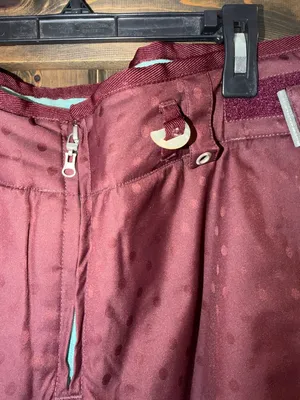 686‎ Polka Dot Ski Snowboard Snow Pants Red Size L thumbnail 7