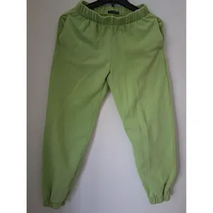Brandy Melville Lime Green Rosa Sweatpants Joggers Fleece One Size thumbnail 2