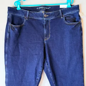 NWT! Maurices Dark Wash Mid-Rise Jegging Women’s Size 20W Short thumbnail 7