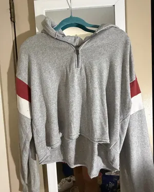 American Eagle Cropped Quarter-Zip thumbnail 1