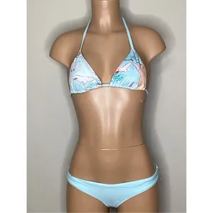 New. Pilyq island blue bikini. S-top/L-bottom. Retails $149 thumbnail 3