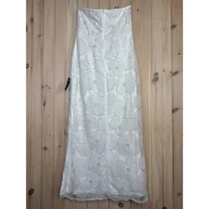 NWT Lulus Loving Mentality White Tulle Beaded Strapless Midi Dress Bridesmaid S thumbnail 7