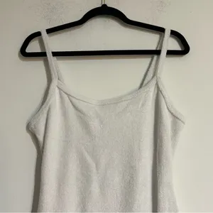 Abercrombie & Fitch White Terry Cloth Towel Mini Dress Size Small thumbnail 5
