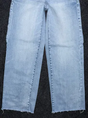 Buckle Black Fit No 23 Cropped Wide Leg Jeans Sz 24 x 27 Light Wash BBX1004A thumbnail 5