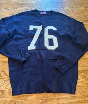 Edikted 76 Sweater  Navy White thumbnail 1