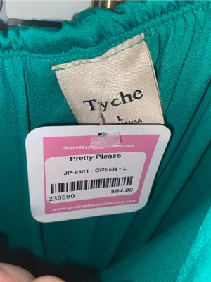Tyche Emerald Green Strapless Wide Leg Cascade Jumpsuit Popover cocktail attire thumbnail 9
