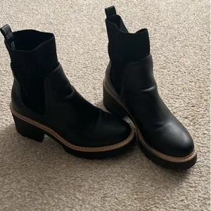DV by Dolce Vita Black Ankle Boots - Trooper Boots thumbnail 6