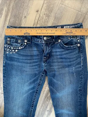 Miss Me Flap Pocket Jeans Blue JW5141BB Boot Size W30 L34 thumbnail 3