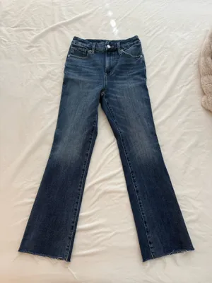 Express Cropped Flare Jeans thumbnail 1