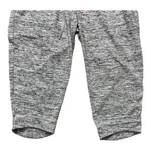 ATHLETA Gray Capri Lounge Pants Women Size L Fold-Over Waist Zip-Pockets thumbnail 4