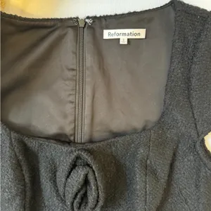 Reformation black mini dress thumbnail 7