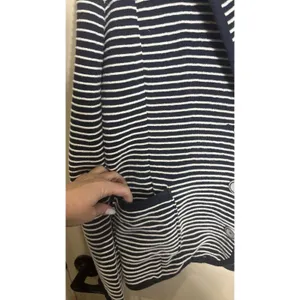 Brooks Brothers Supima Cotton Nautical Cardigan‎ Sweater XL Navy/White Striped thumbnail 13