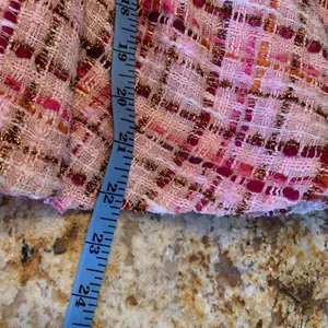 Tibi Tweed Pink Lined Skirt Size 6 Wool Linen Blend thumbnail 9