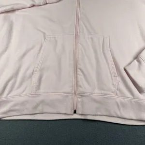 Under Armour Hoodie Womens‎ XL Pink Fleece Loose Fit Full Zip Hooded Sweatshirt thumbnail 6