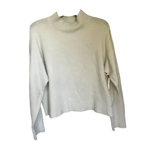 JCrew Wool Blend Extra Soft Pullover Sweater Ivory M Size M thumbnail 3
