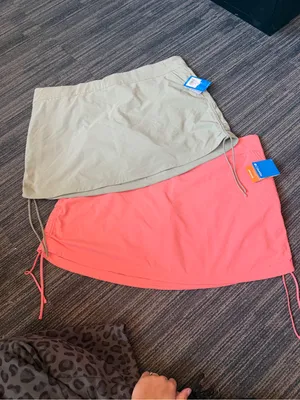 Columbia 3XL Skort Bundle 2 Pack NWT Ruched Side Tie Skorts thumbnail 3