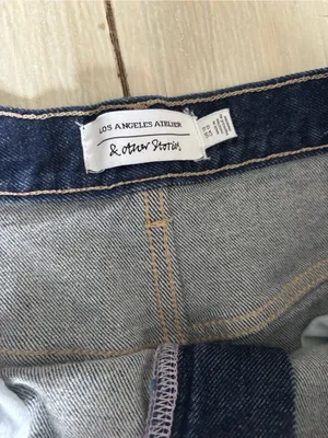 Los Angeles Atelier & Other Stores Blue Jean Denim Skirt Size 10 thumbnail 2