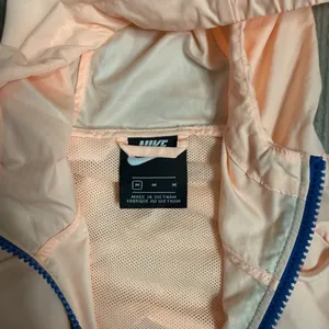 Nike Blue and Light Pink Colorblock Windbreaker Jacket thumbnail 4