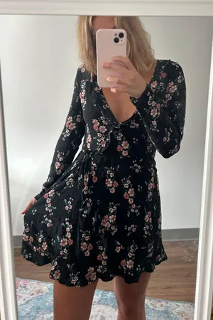 H&M Floral Long Sleeve Dress thumbnail 2