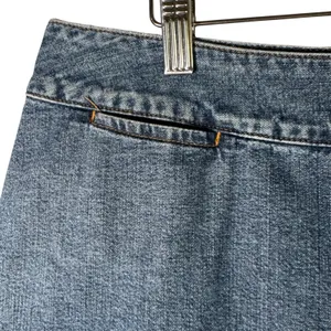 Vtg Cherokee Denim Skort 10 Cotton‎ Medium Wash Blue Mini Skirt Y2K Cottagecore thumbnail 9