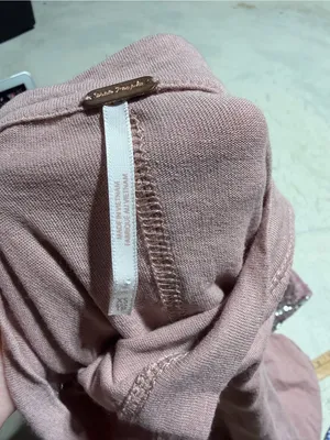 Free people sequin sleeve Rose Pink Long Sleeve Top XS thumbnail 10