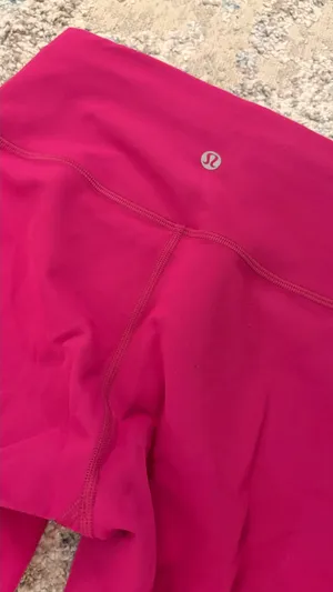 Lululemon Leggings Wunder Under 28" Pink thumbnail 3