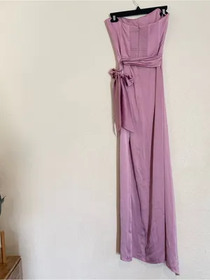 V. Chapman Women's Pink June Corset Strapless Wrap-Tie Dress Size 4 thumbnail 12