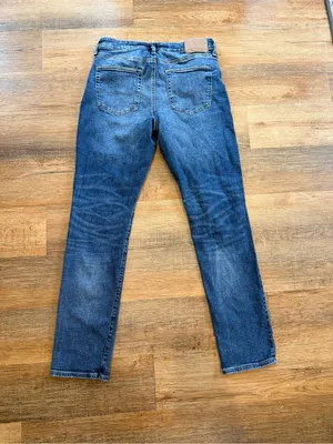 American Eagle Outfitters Distressed Dark Blue Jeans 30x32 thumbnail 2