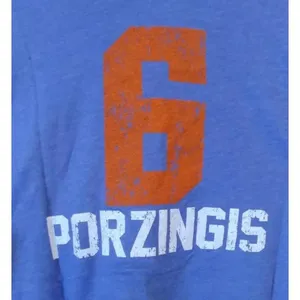 New York Knicks Porzingis NBA Womens V-Neck Tee by Majestic Threads L & 2X thumbnail 5