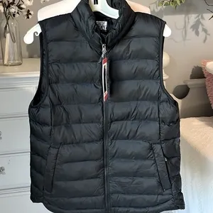 32 Degrees Heat Black Puffer Vest Ski Jacket Full Zip Womens Medium Sleeveless thumbnail 1
